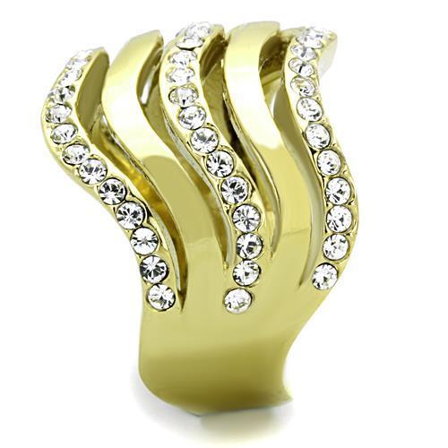 Load image into Gallery viewer, Women Stainless Steel Synthetic Crystal Rings
